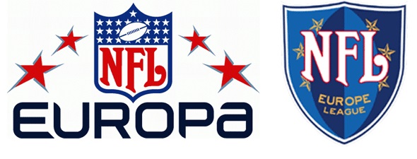 Logotipos oficiais da NFL Europa/Europe.