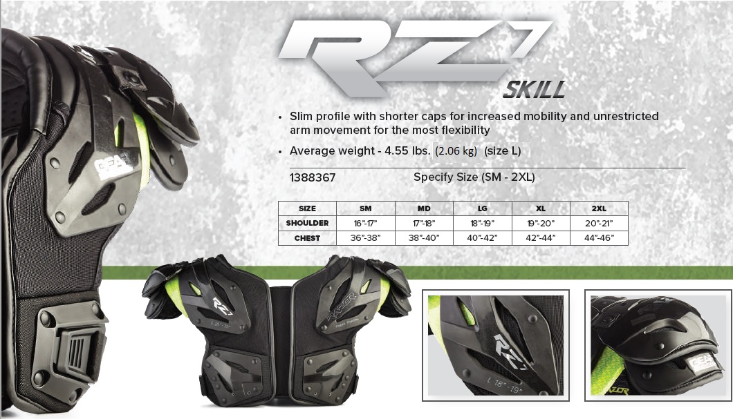 Razor RZ7 Shoulder Pad Description 1