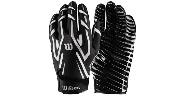TackTech Football Gloves NEW Wilson Clutch Skill Glove ADULT White MEDIUM 