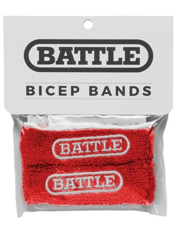 Battle Bicep Bands Red 1